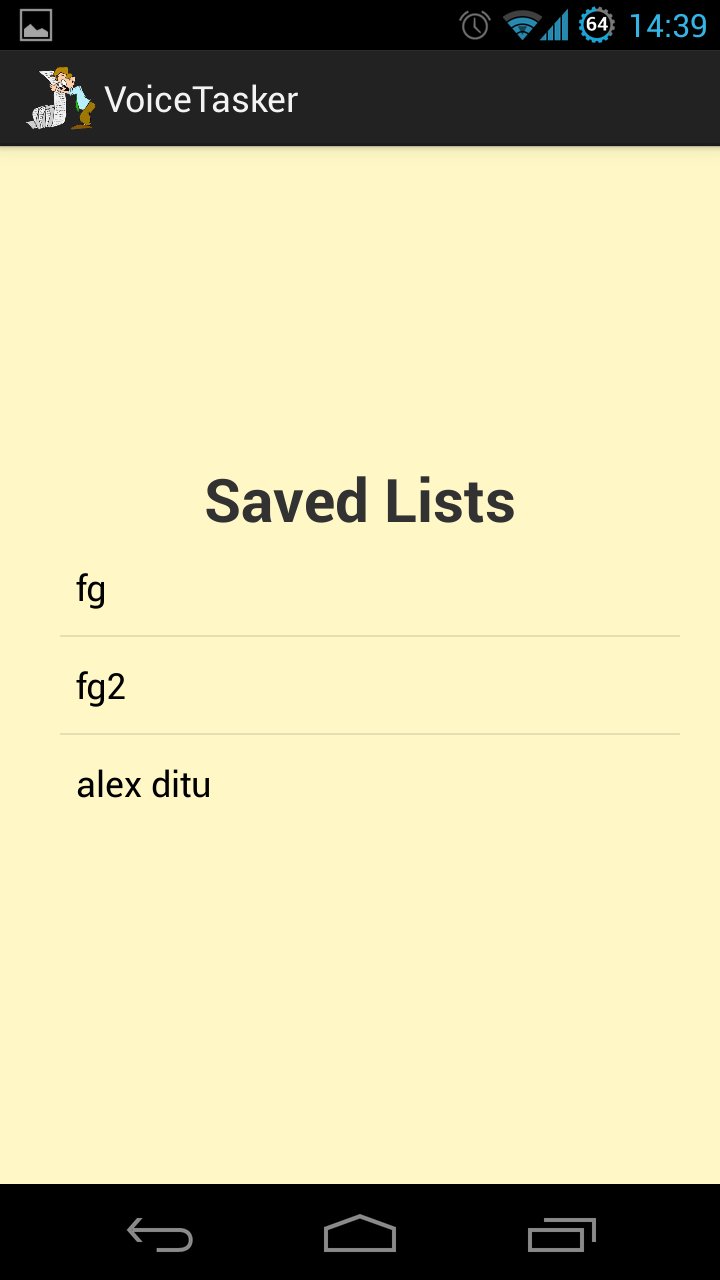 Saved Lists